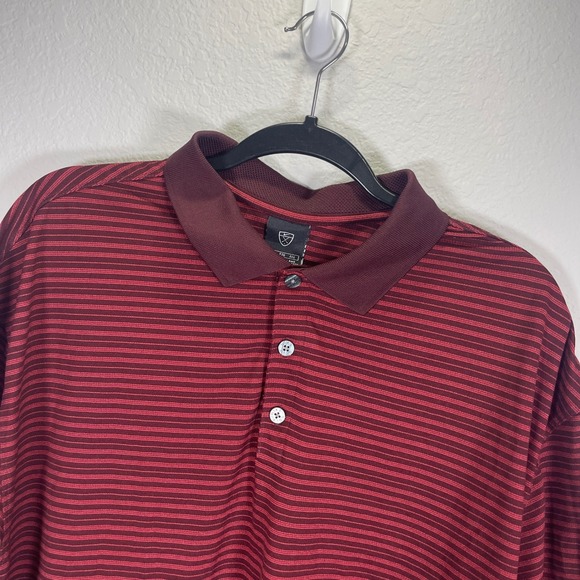 Nike Other - Nike Golf Dri-FIT UV Polo Shirt Striped‎ Athletic XXL